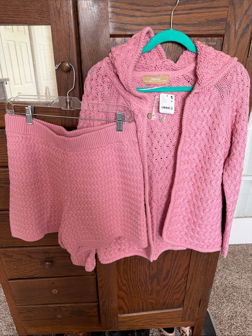 The free-est sweater set, shorts and top